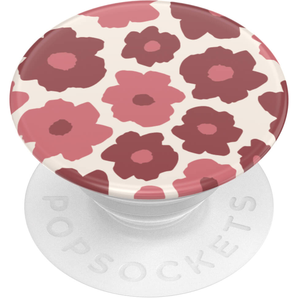 PopGrip mobilholder / stativ med aftagelig top, Mauve Floral