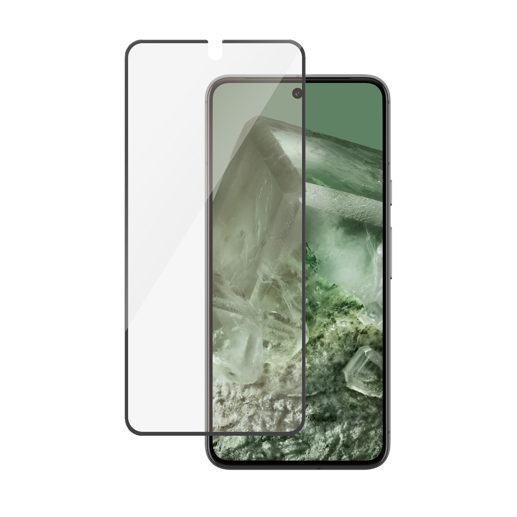 Google Pixel 8 Skærmbeskytter med monteringsramme - Ultra Wide Fit
