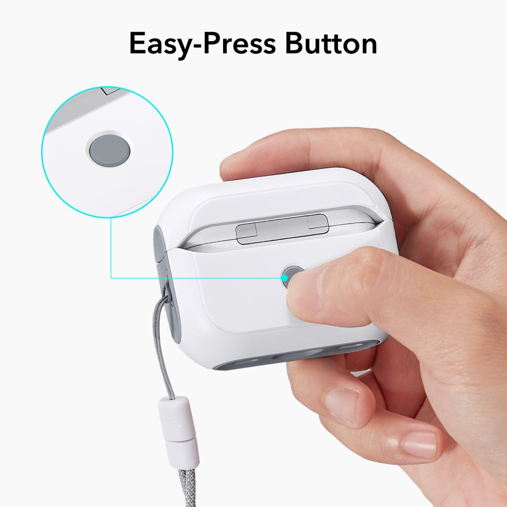 Apple AirPods Pro Cover Orbit MagSafe, Hvid