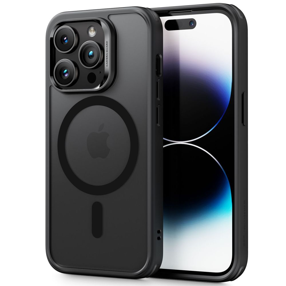 iPhone 14 Pro Classic Hybridcover MagSafe, Sort