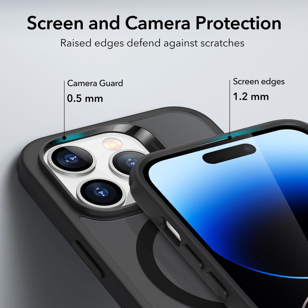 iPhone 14 Pro Classic Hybridcover MagSafe, Sort