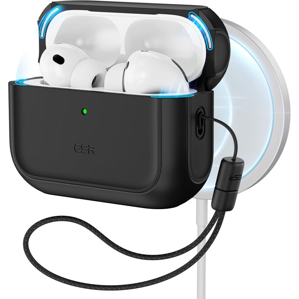 Apple AirPods Pro 3 Cover Orbit MagSafe, Sort