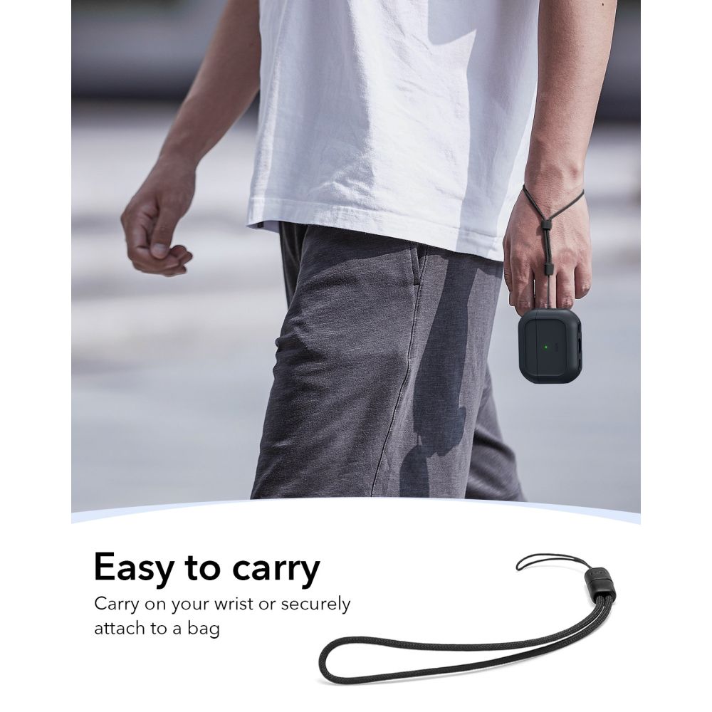 Apple AirPods Pro 3 Cover Orbit MagSafe, Sort