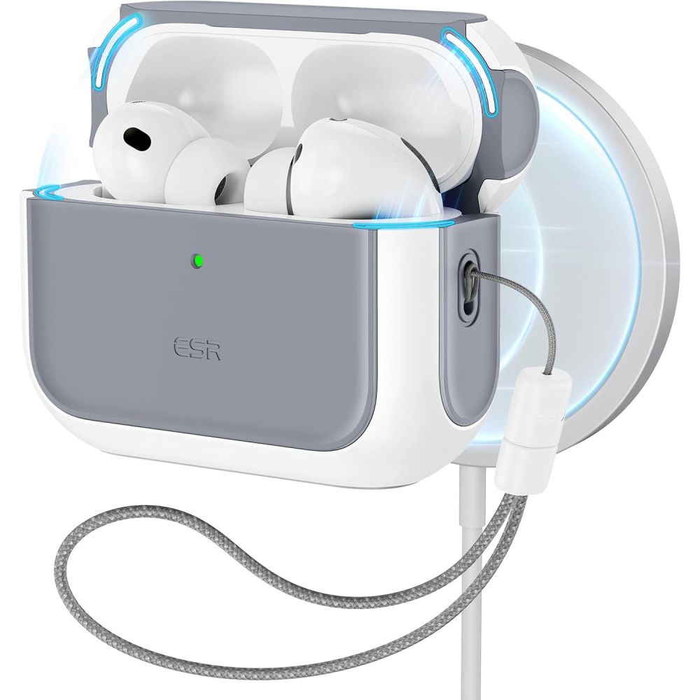 Apple AirPods Pro 3 Cover Orbit MagSafe, Hvid