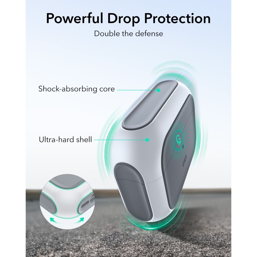 Apple AirPods Pro 3 Cover Orbit MagSafe, Hvid