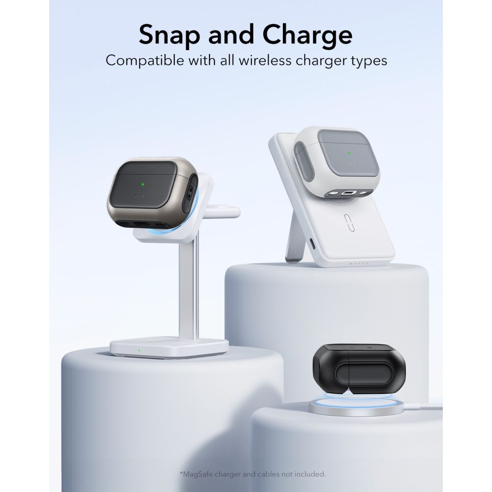 Apple AirPods Pro 3 Cover Orbit MagSafe, Hvid