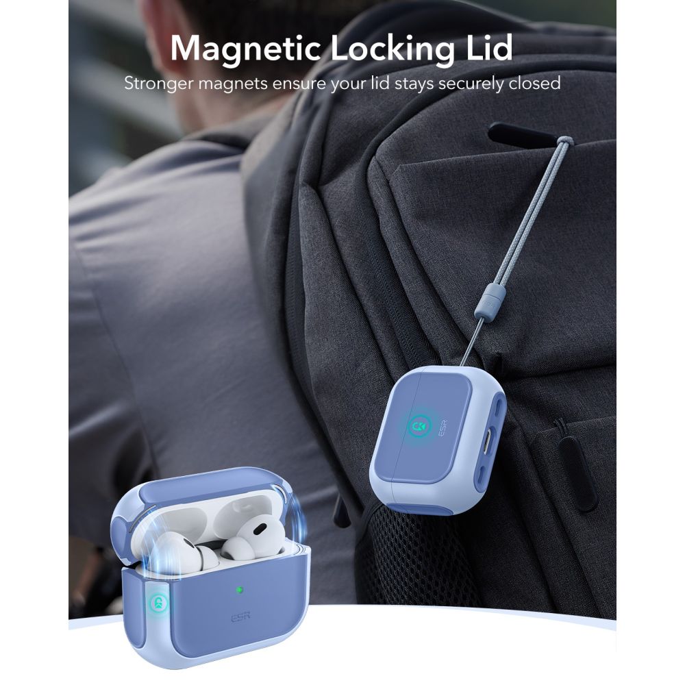 Apple AirPods Pro 3 Cover Orbit MagSafe, Blå