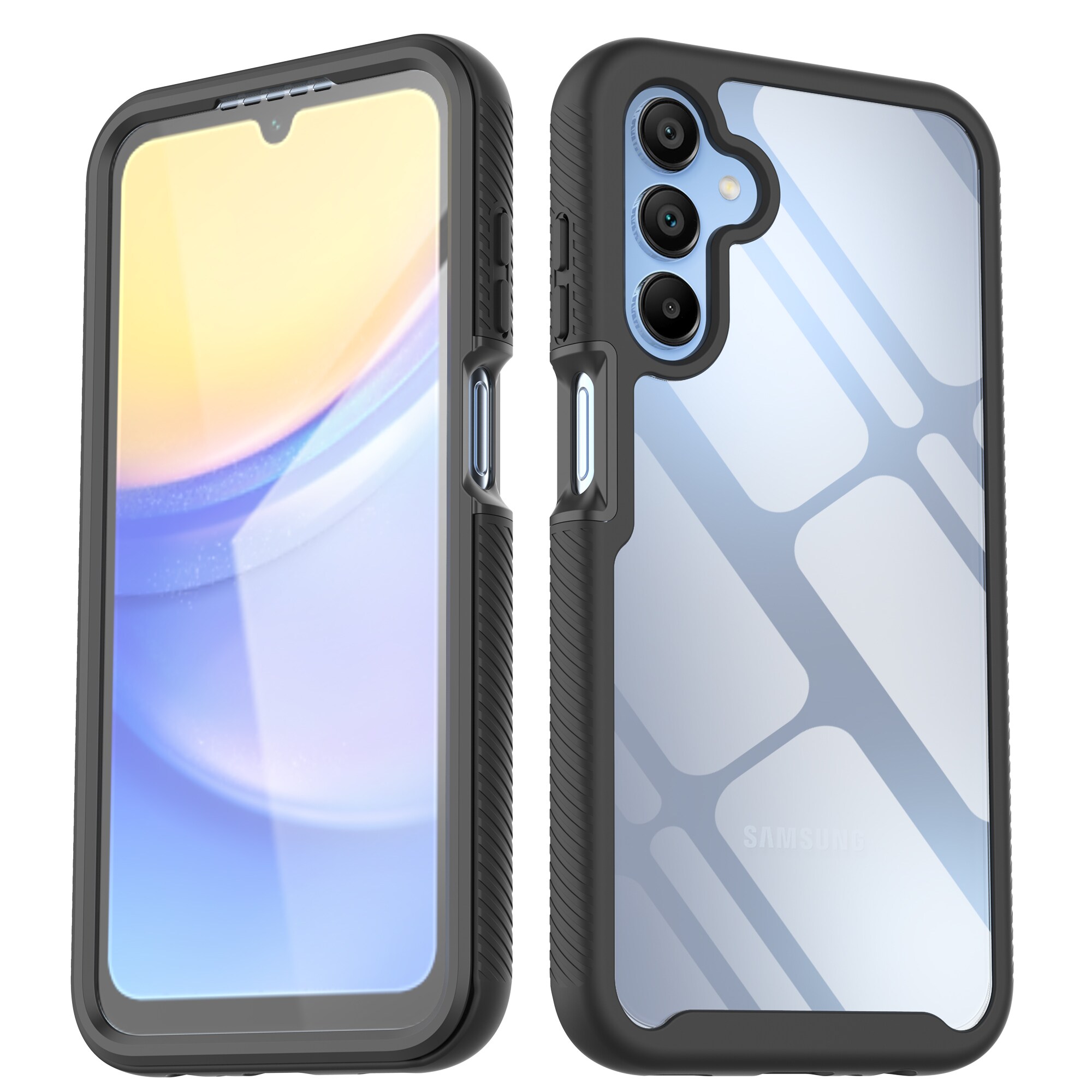 Samsung Galaxy A15 Mobilcover Full Protection, Sort