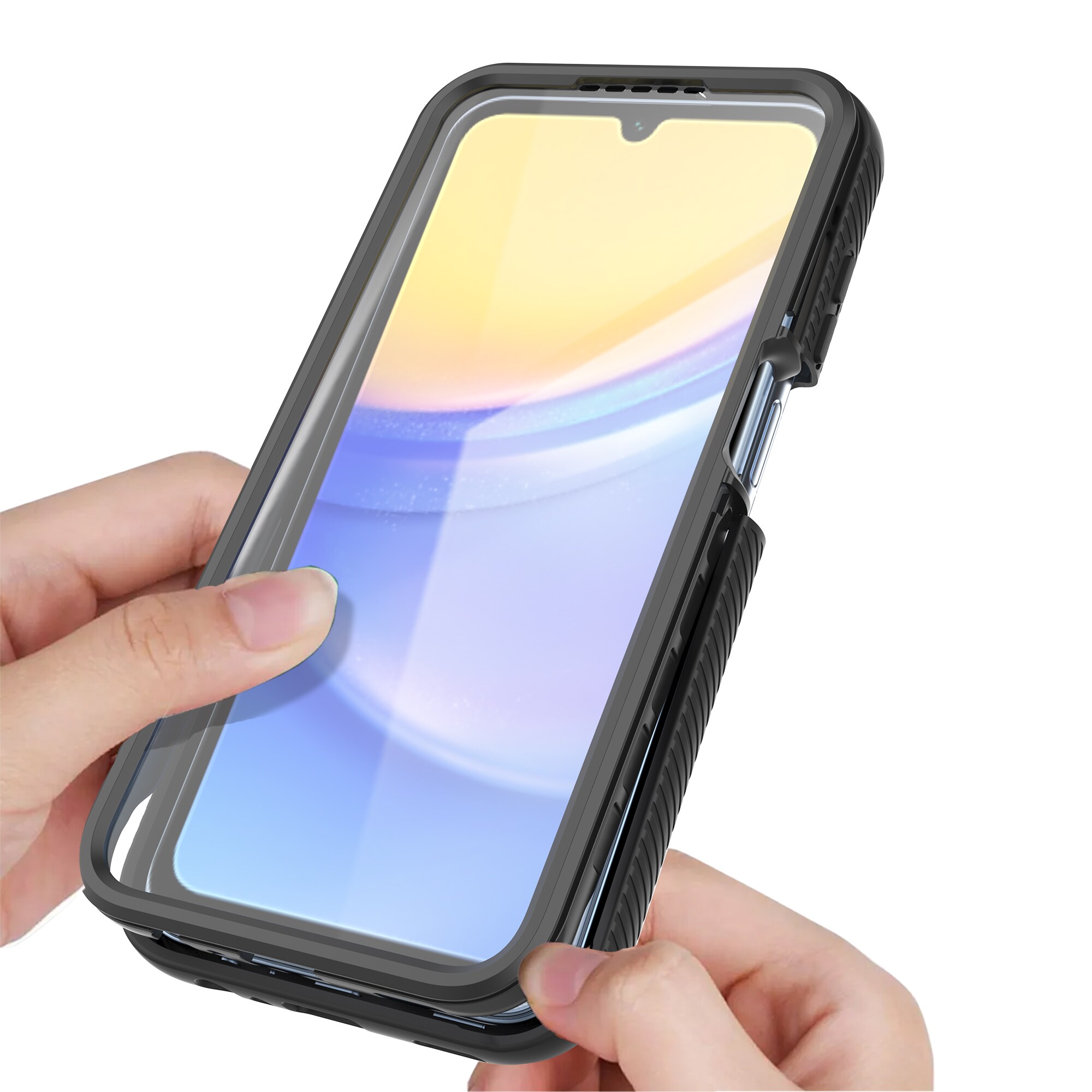 Samsung Galaxy A15 Mobilcover Full Protection, Sort