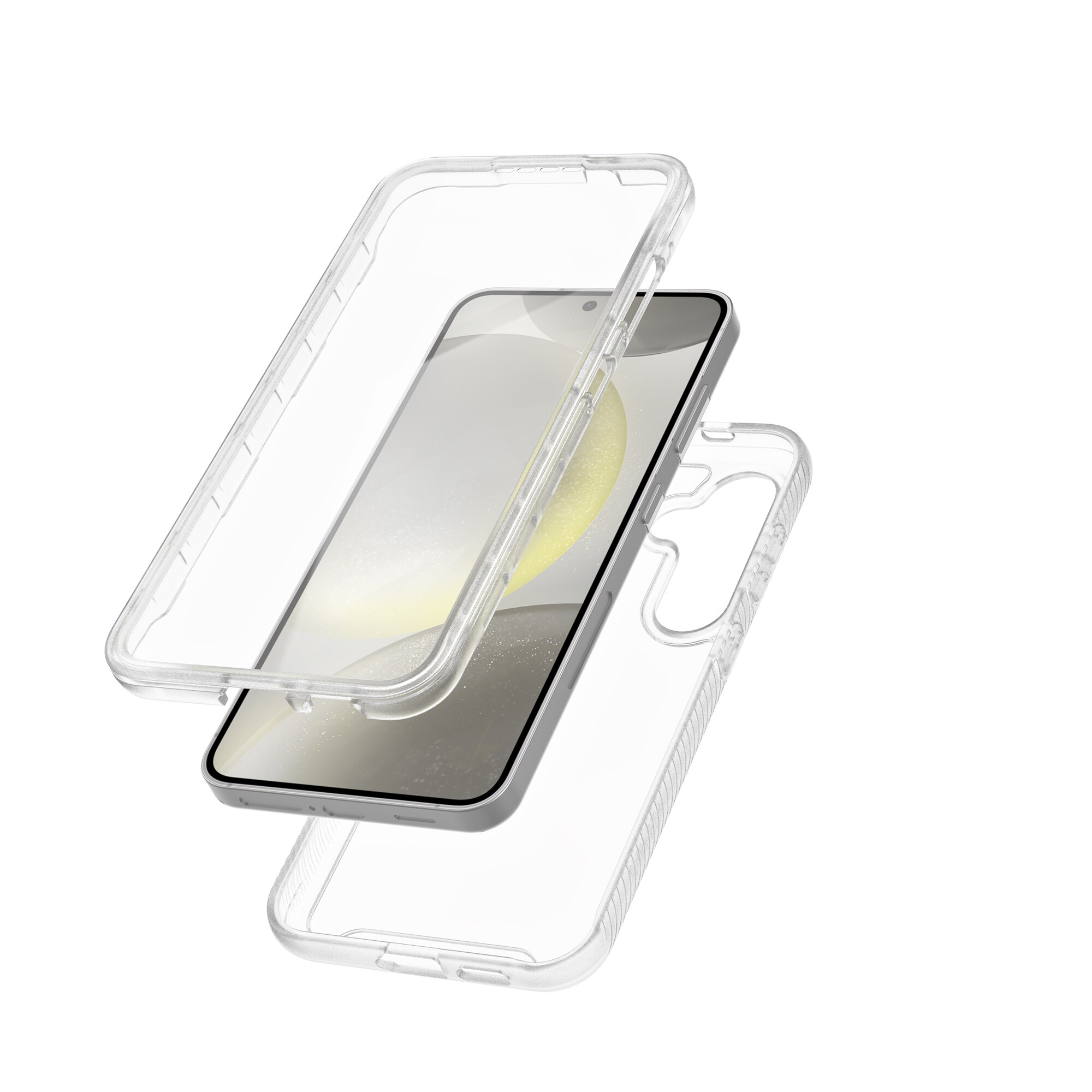 Samsung Galaxy S24 Plus Mobilcover Full Protection, Gennemsigtig