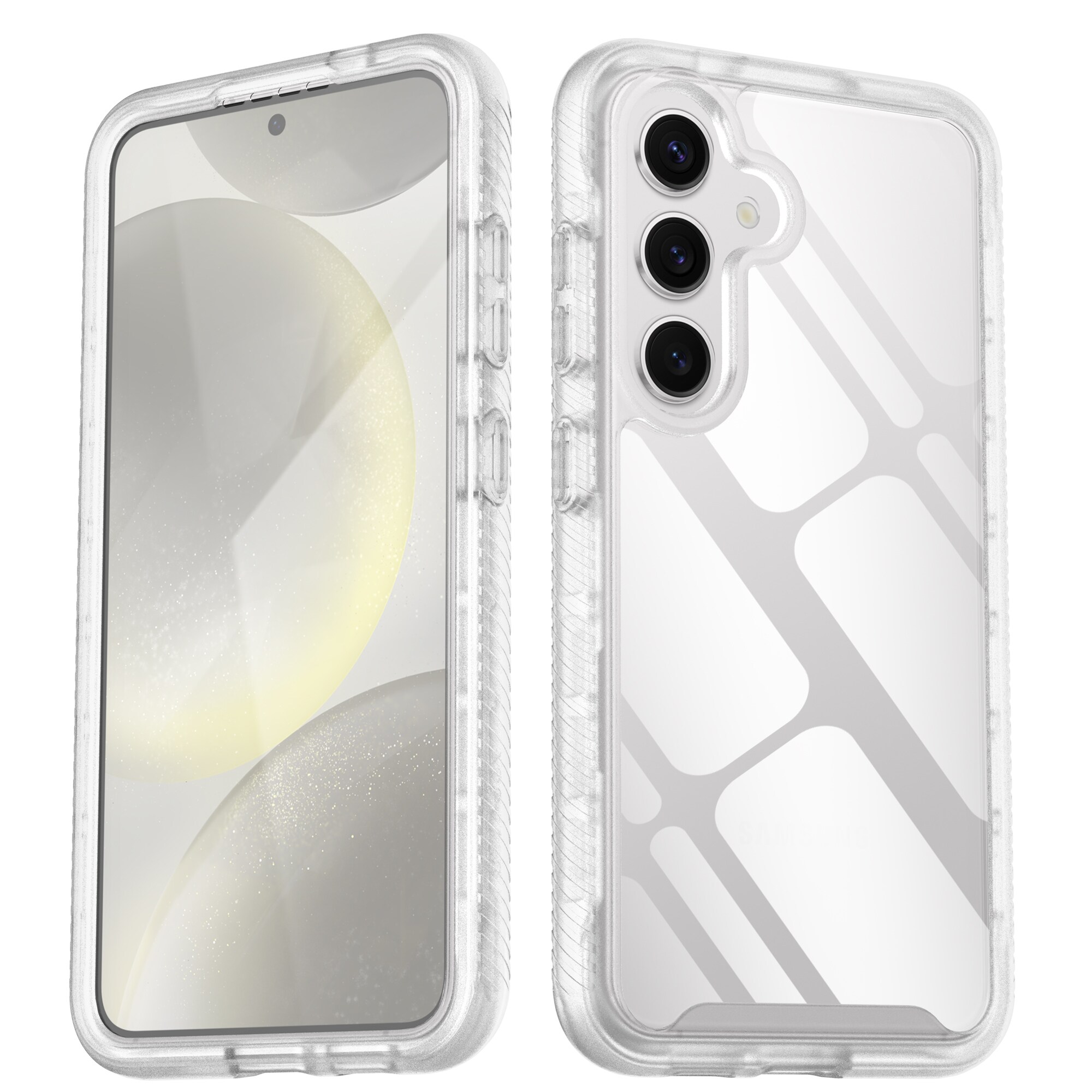 Samsung Galaxy S24 Plus Mobilcover Full Protection, Gennemsigtig