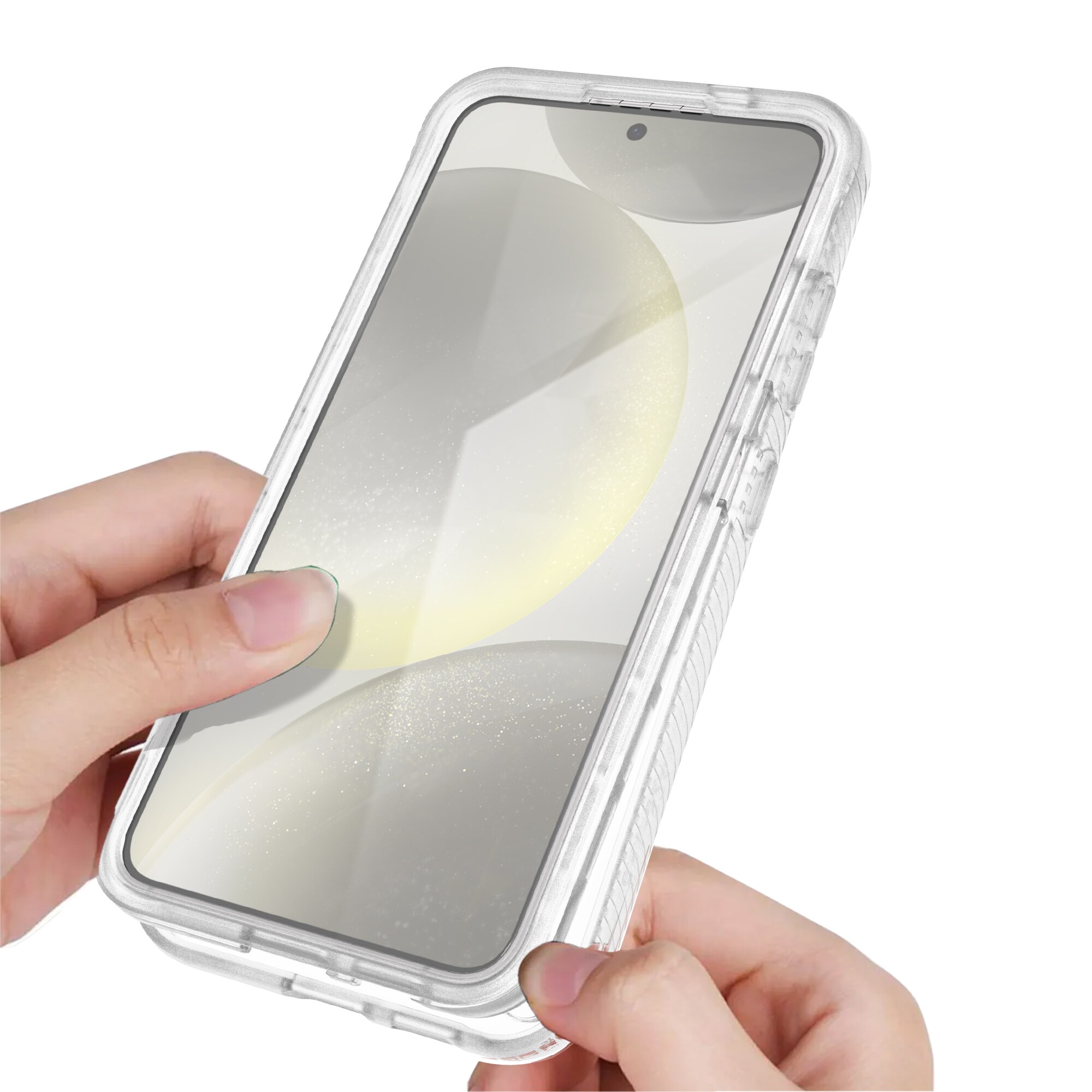 Samsung Galaxy S24 Plus Mobilcover Full Protection, Gennemsigtig