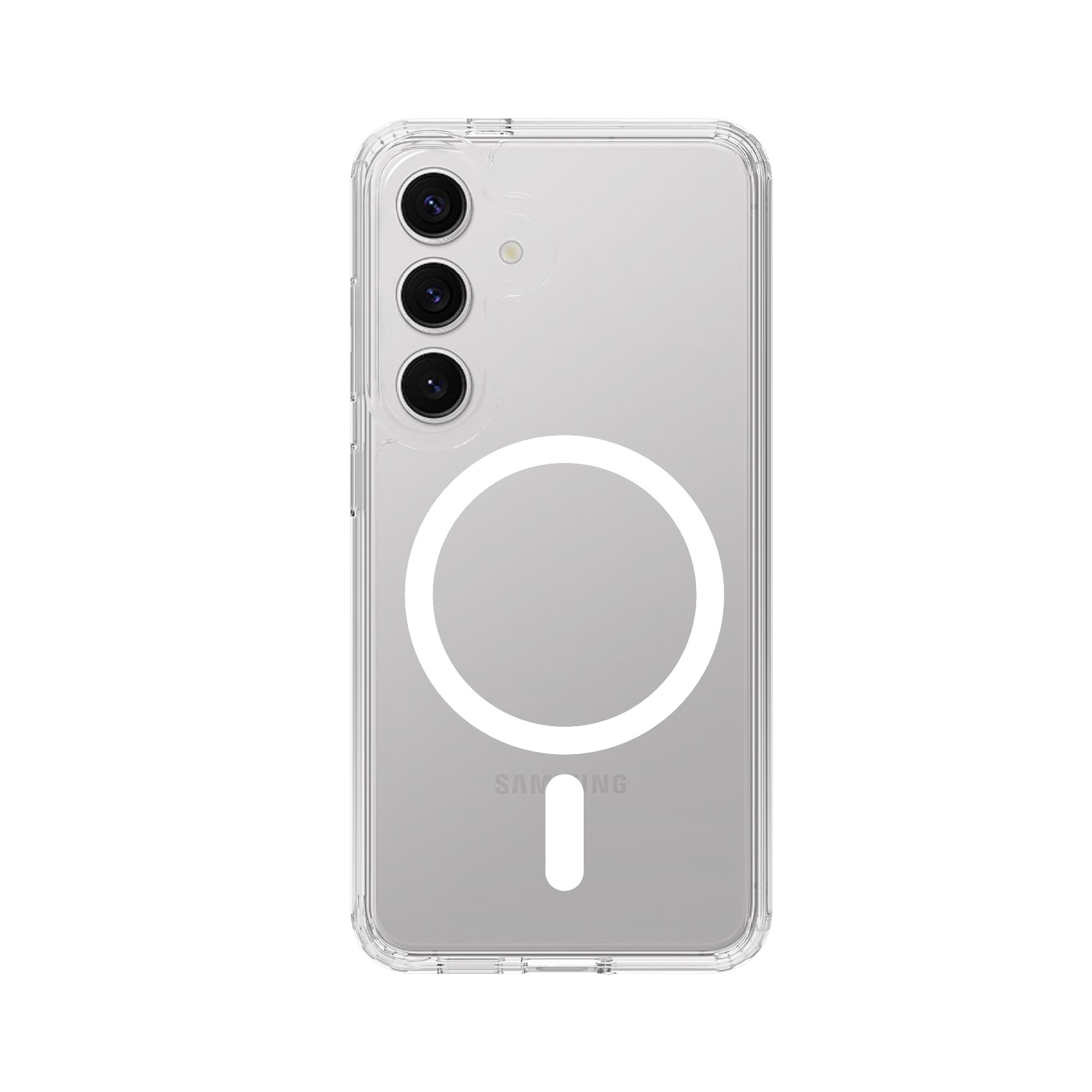Samsung Galaxy S24 Plus MagSafe Hybrid-cover, Gennemsigtig
