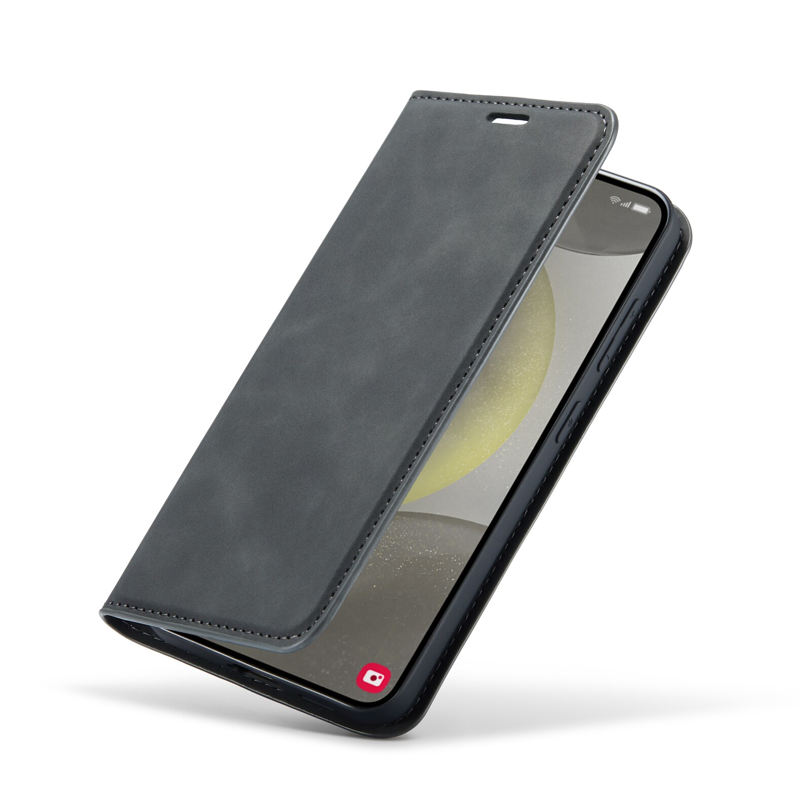 Samsung Galaxy S24 Slankt etui med kortholder, Sort