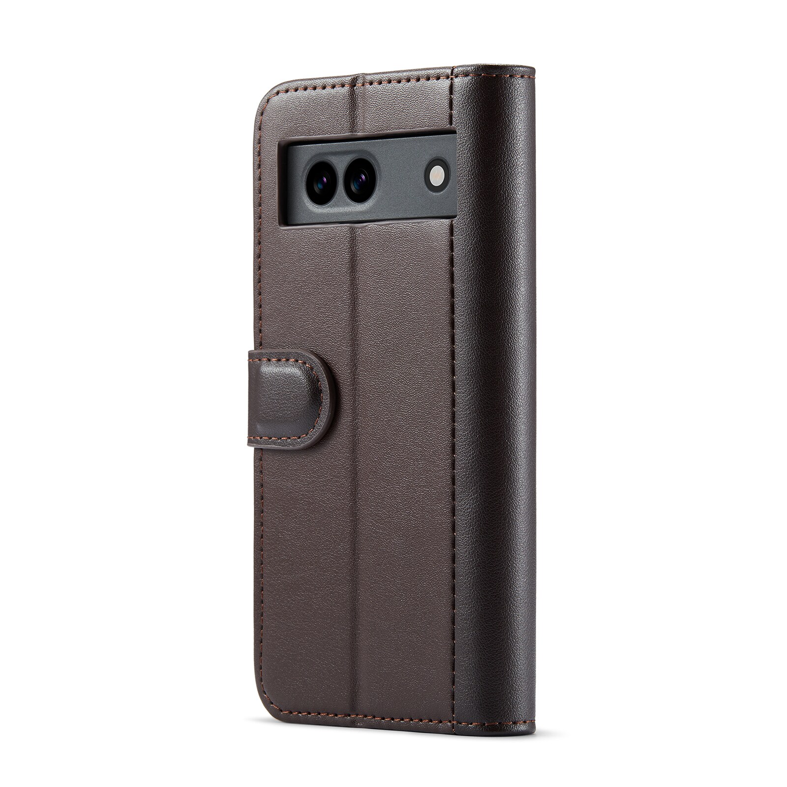 Google Pixel 8a Pungetui i ægte læder, Brun