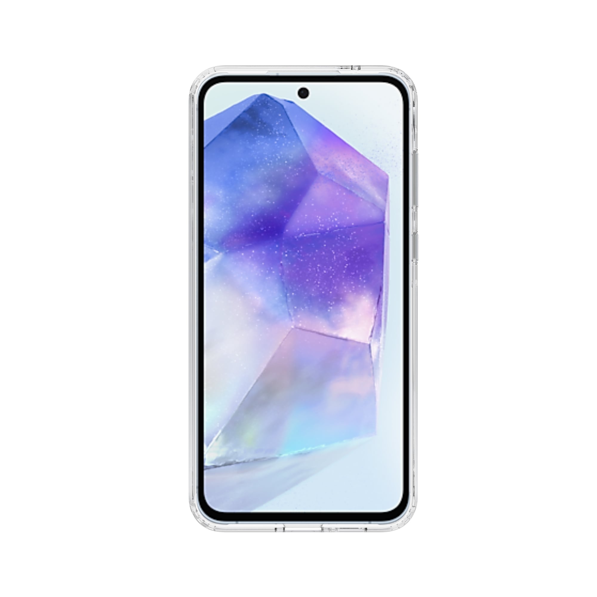 Samsung Galaxy A55 Crystal Hybrid-cover, Gennemsigtig