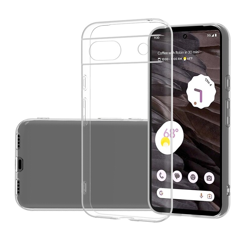 Google Pixel 8a Tyndt TPU-cover, Gennemsigtig