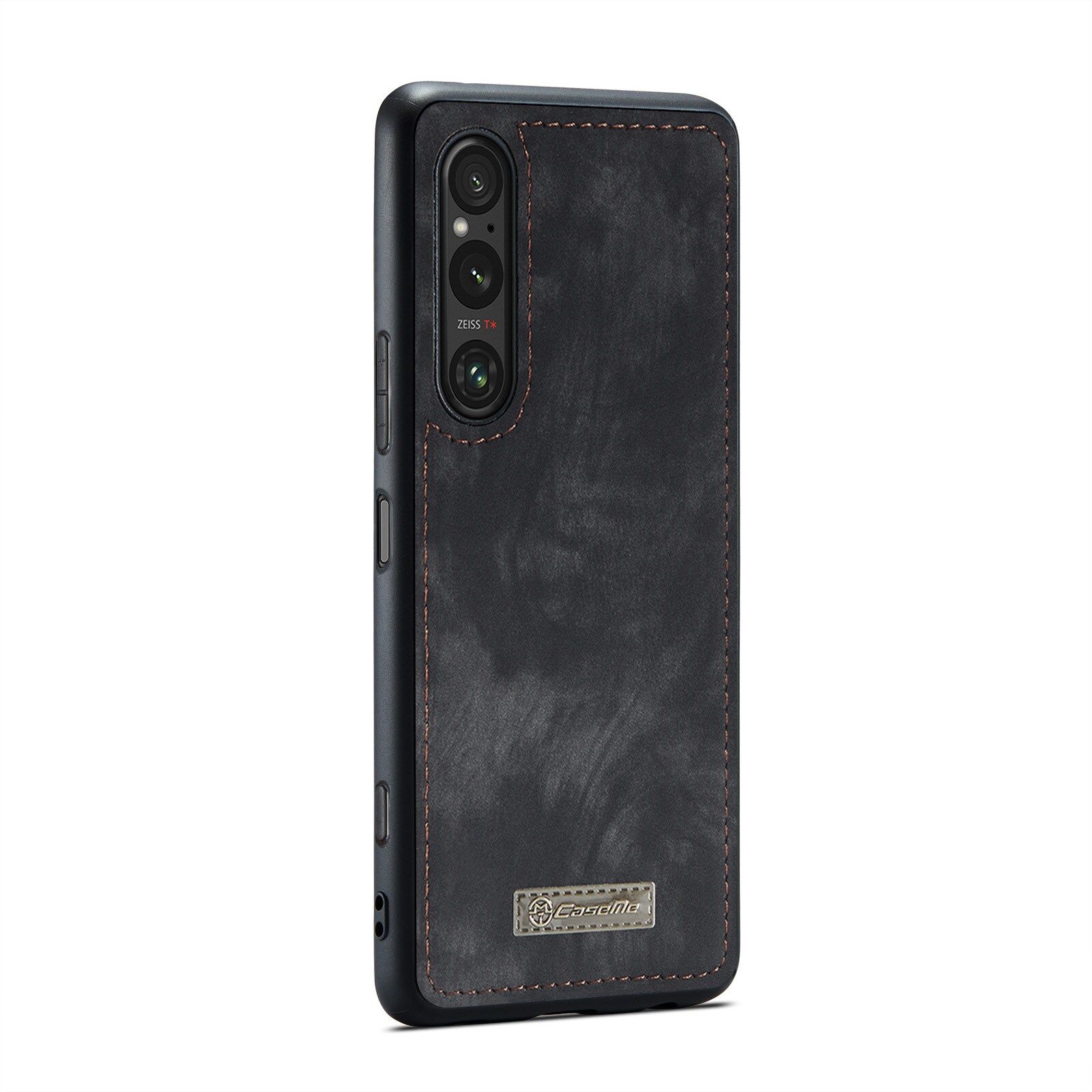 Sony Xperia 10 VI Rummeligt pungetui med mange kortholdere, Grå