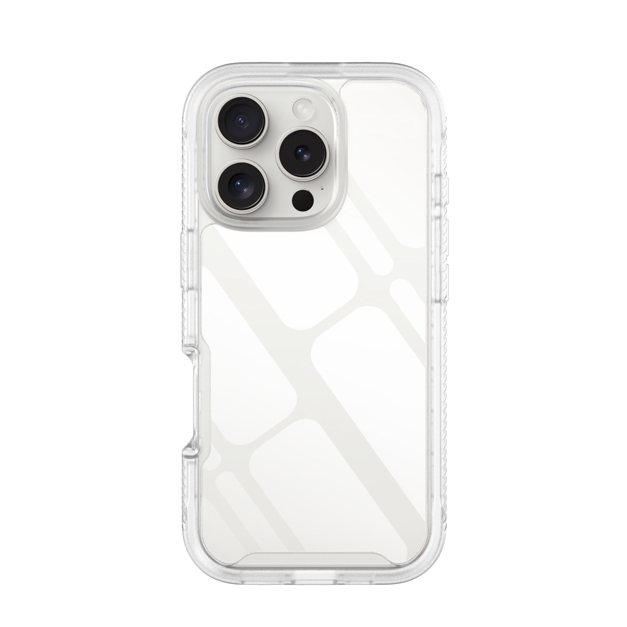 iPhone 16 Pro Max Mobilcover Full Protection, Gennemsigtig