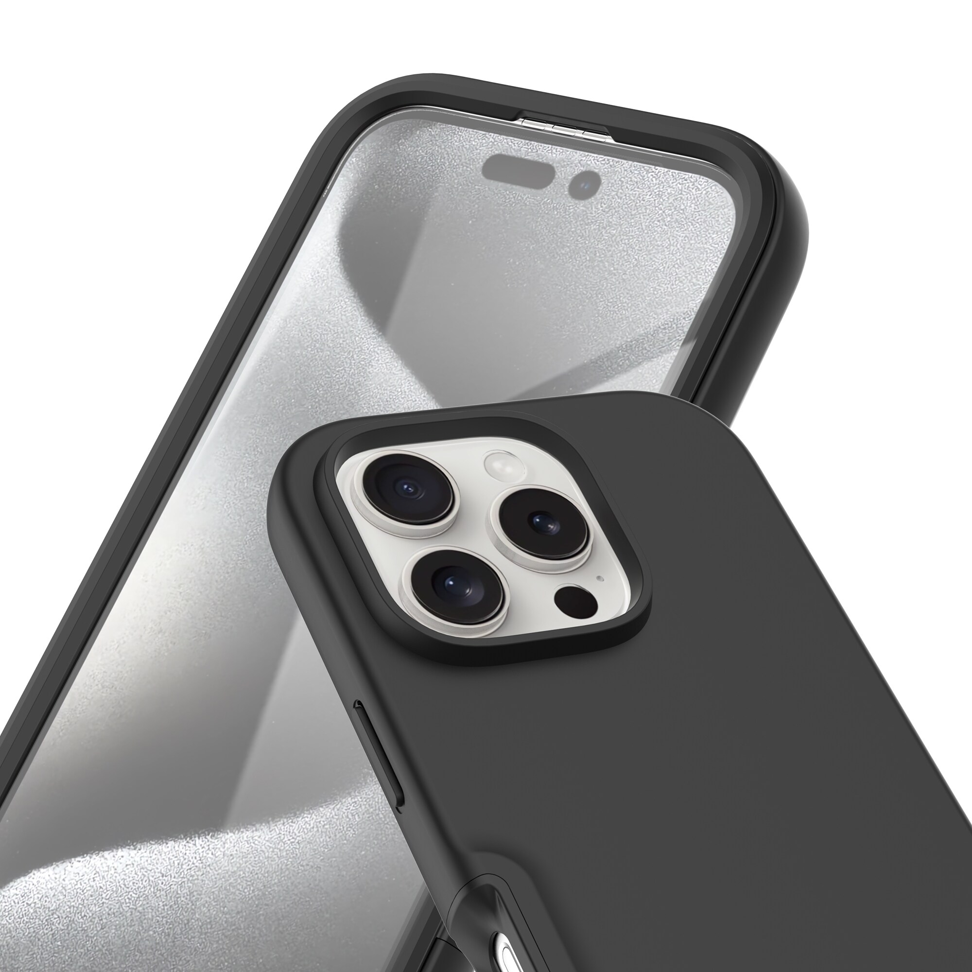 iPhone 16 Pro Max Mobilcover Full Protection, Sort