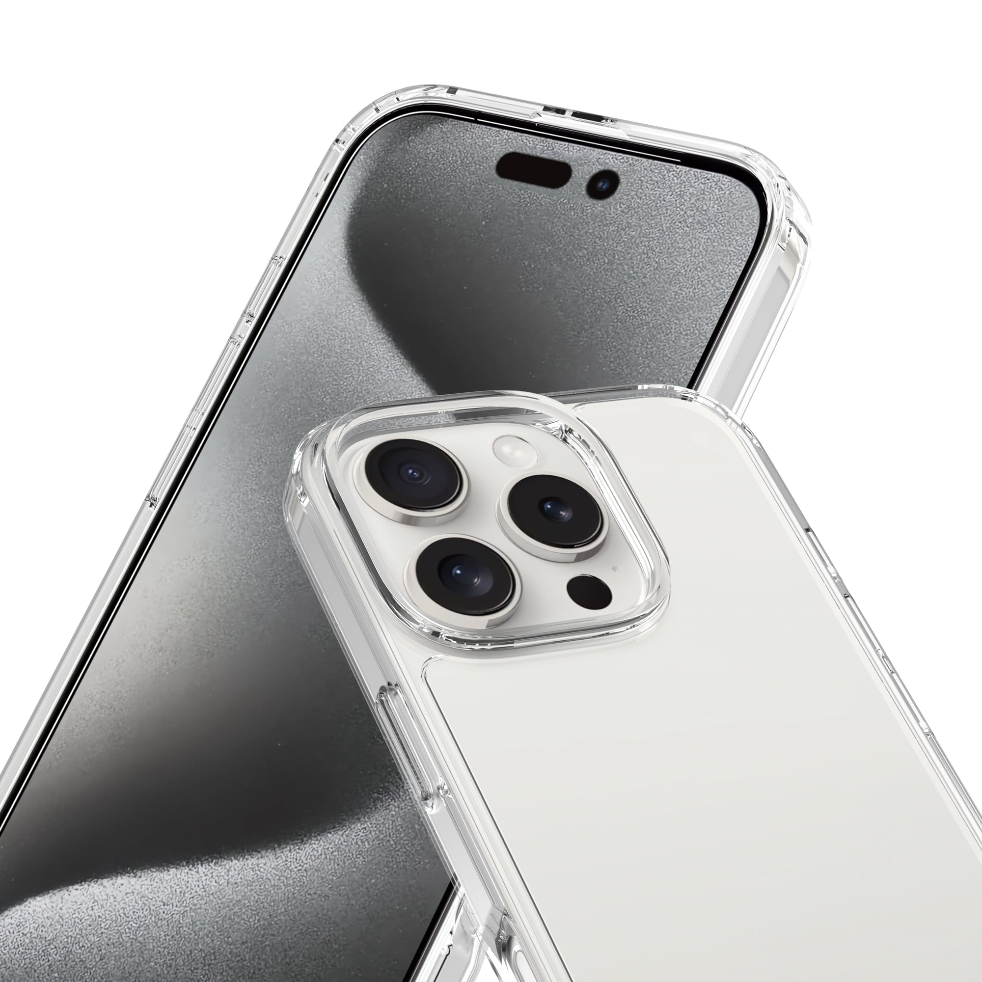 iPhone 16 Pro Max Crystal Hybrid-cover, Gennemsigtig