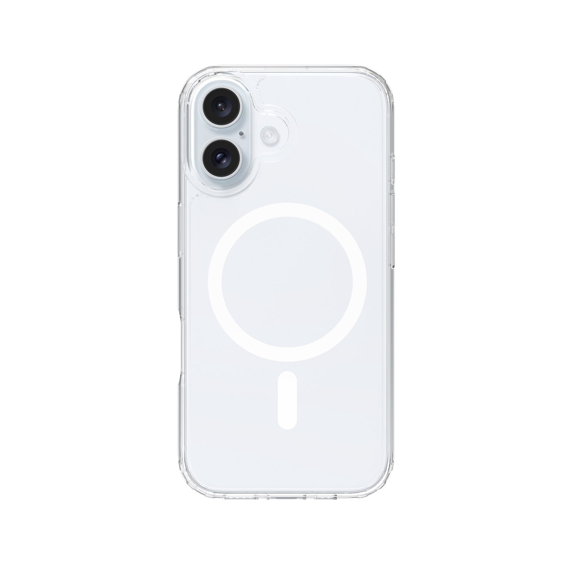 iPhone 16 Plus MagSafe Hybrid-cover, Gennemsigtig