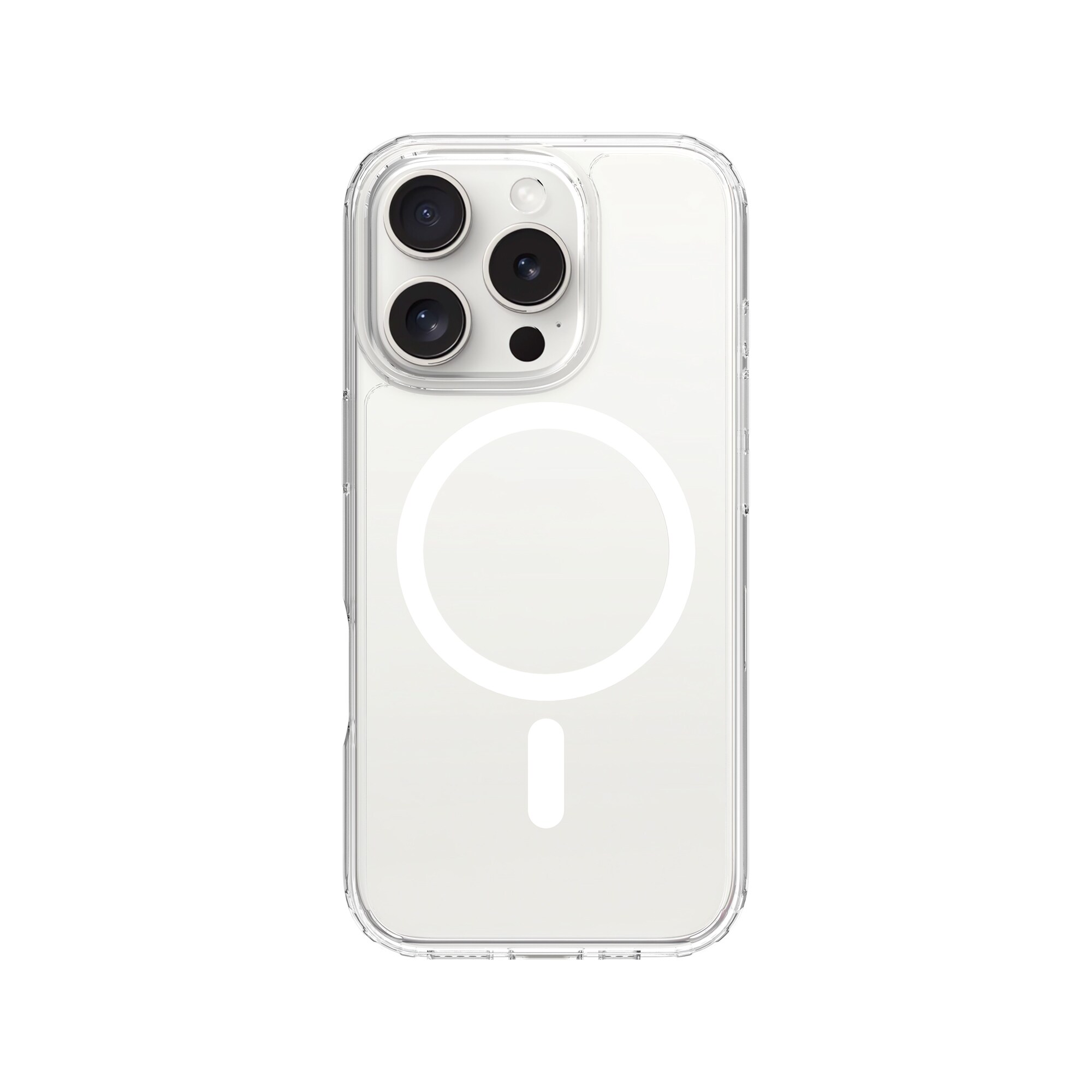 iPhone 16 Pro Max MagSafe Hybrid-cover, Gennemsigtig