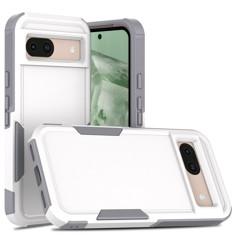 Google Pixel 8a Hybridcover Off-road, Hvid