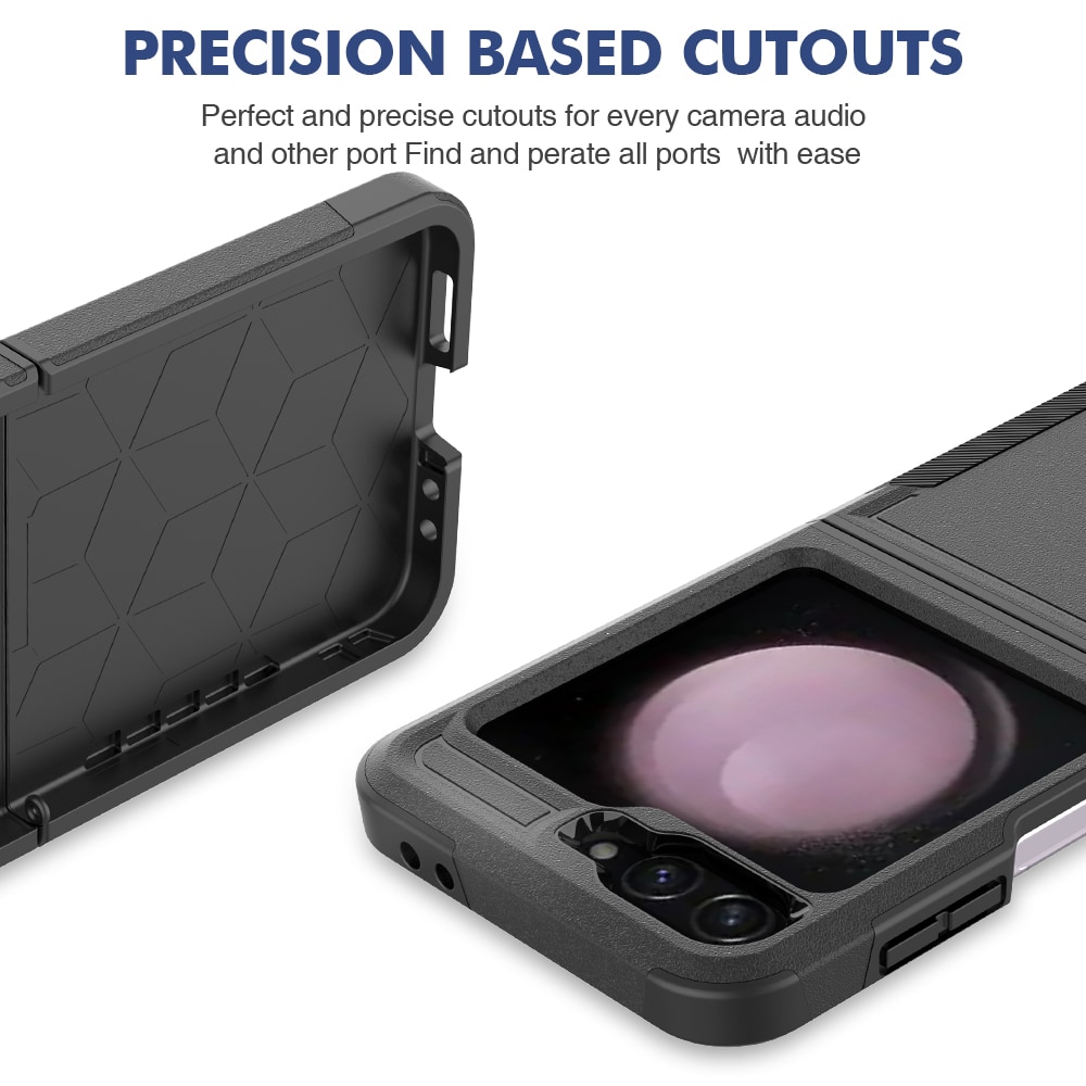 Samsung Galaxy Z Flip 7 FE Hybridcover Off-road, Sort