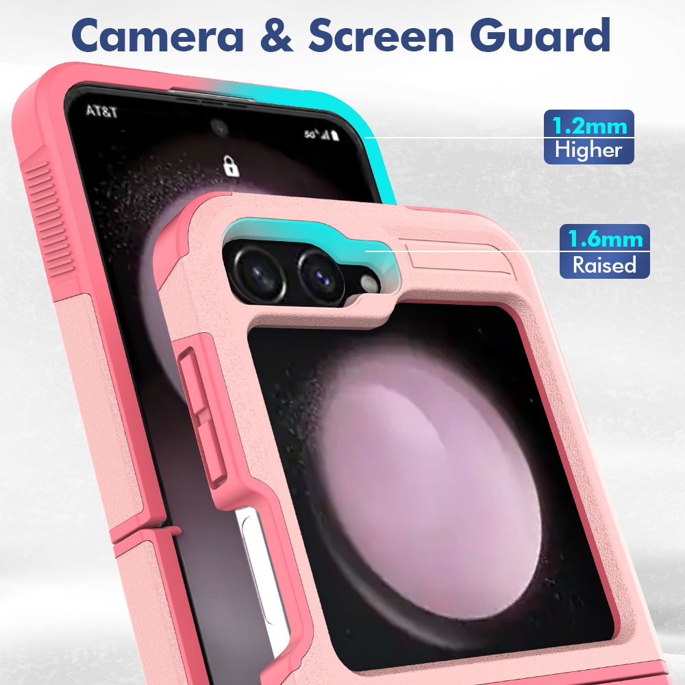 Samsung Galaxy Z Flip 7 FE Hybridcover Off-road, Lyserød