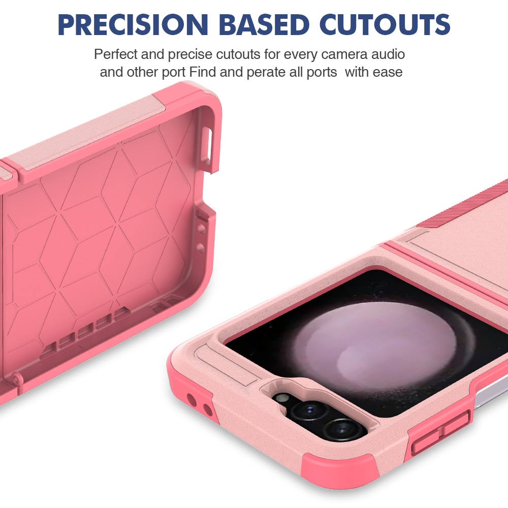 Samsung Galaxy Z Flip 7 FE Hybridcover Off-road, Lyserød