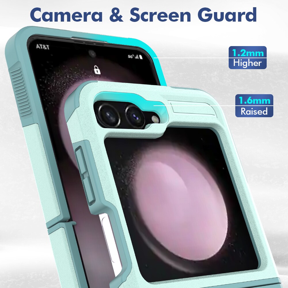 Samsung Galaxy Z Flip 7 FE Hybridcover Off-road, Mintgrøn