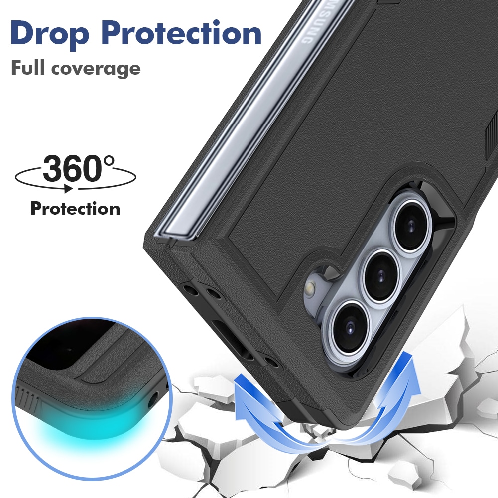 Samsung Galaxy Z Fold 6 Hybridcover Off-road, Sort