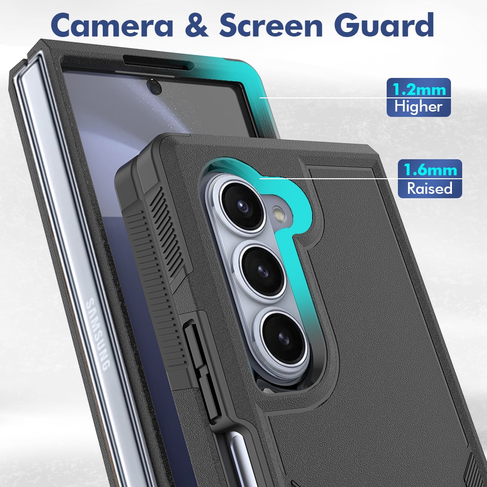 Samsung Galaxy Z Fold 6 Hybridcover Off-road, Sort