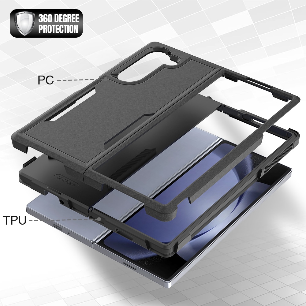 Samsung Galaxy Z Fold 6 Hybridcover Off-road, Sort