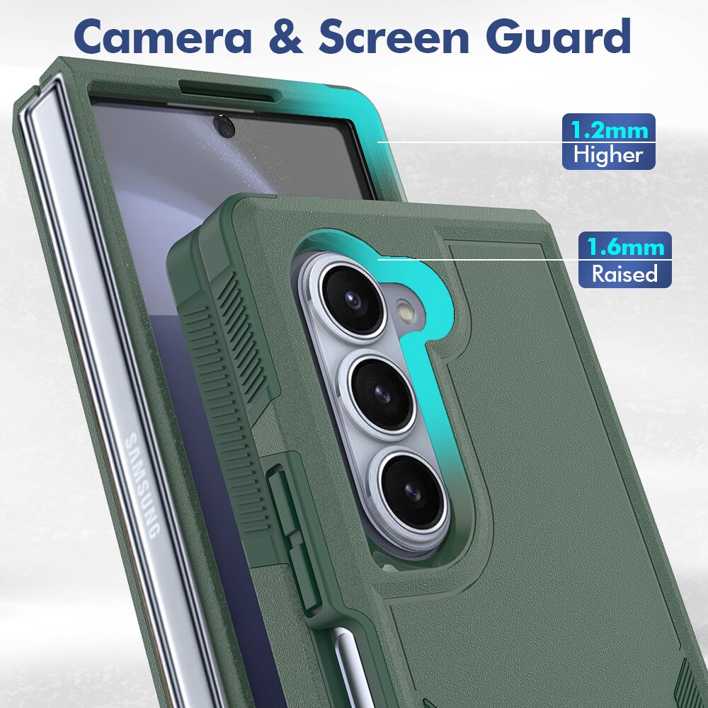 Samsung Galaxy Z Fold 6 Hybridcover Off-road, Grøn