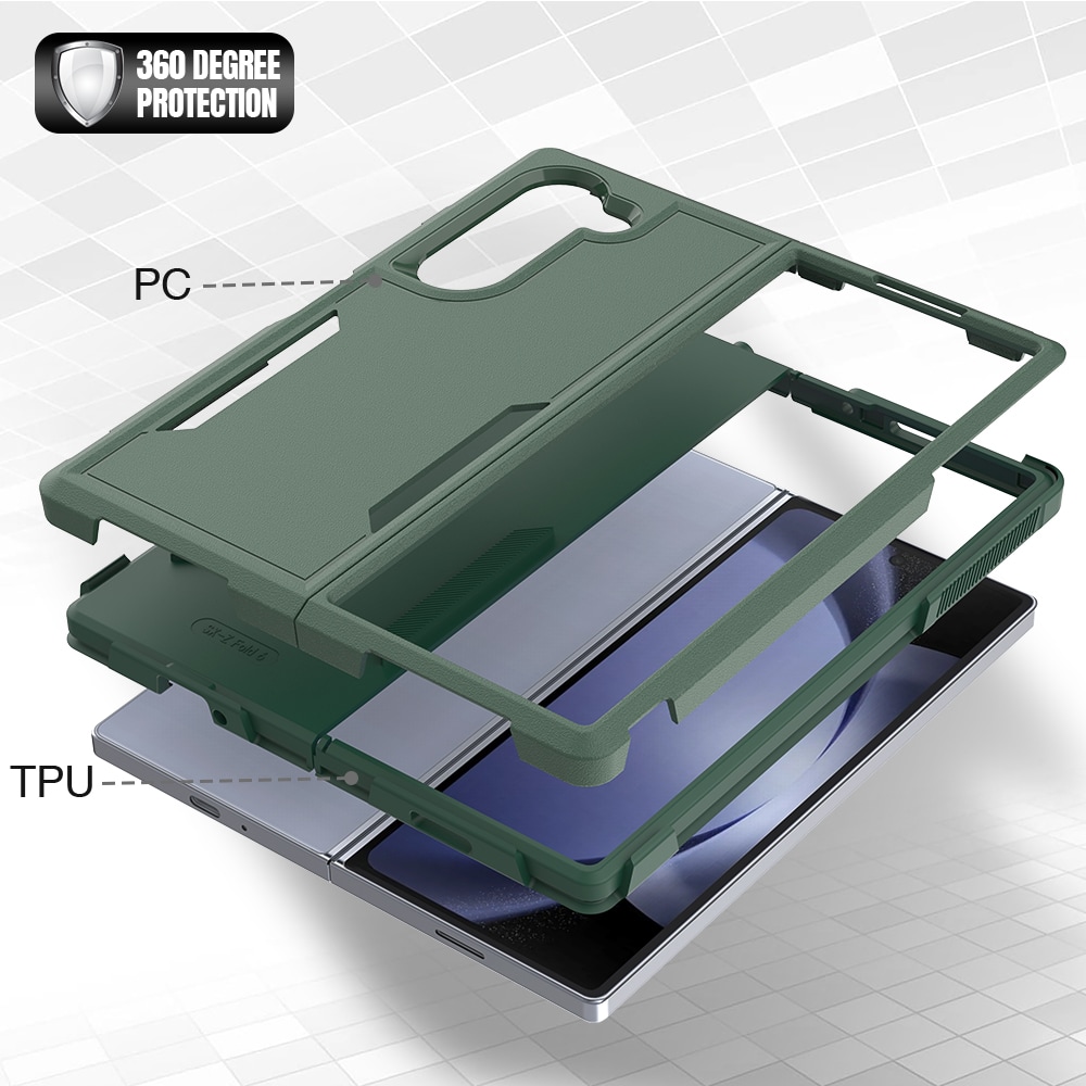 Samsung Galaxy Z Fold 6 Hybridcover Off-road, Grøn