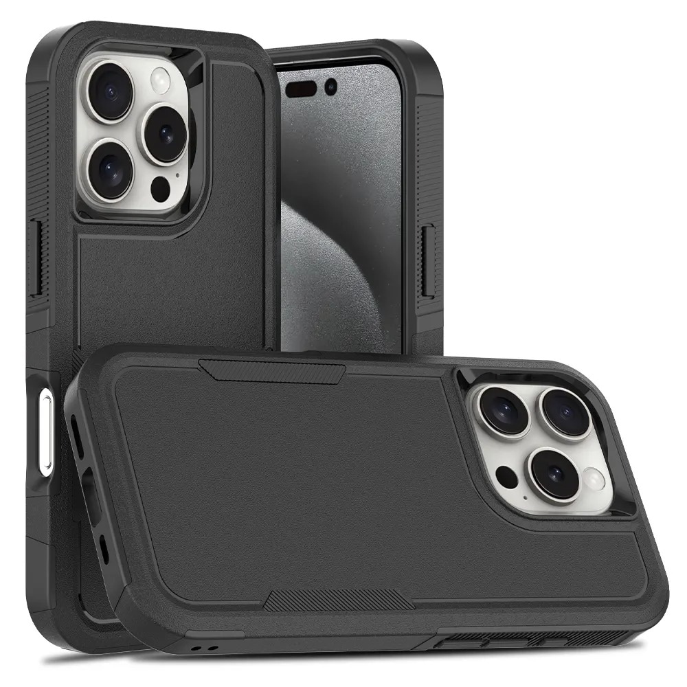 iPhone 16 Pro Max Hybridcover Off-road, Sort
