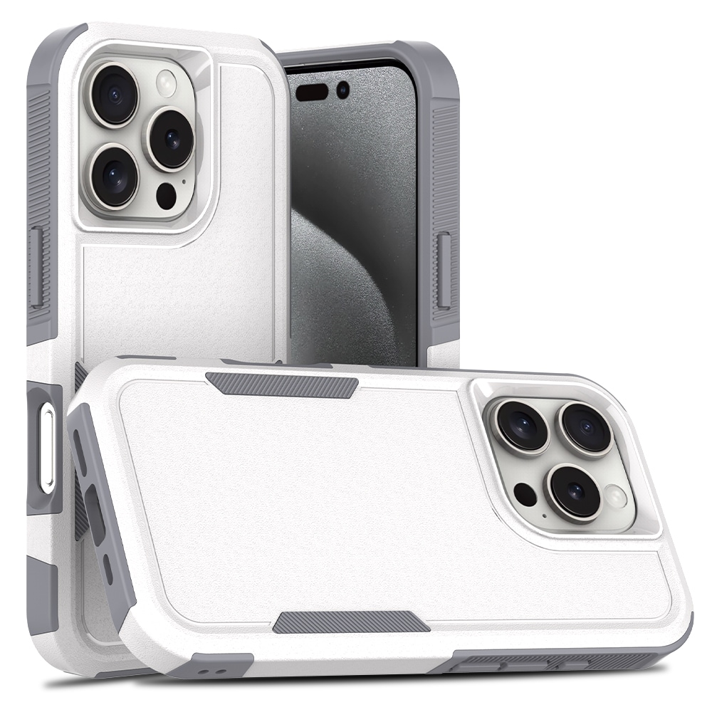 iPhone 16 Pro Hybridcover Off-road, Hvid