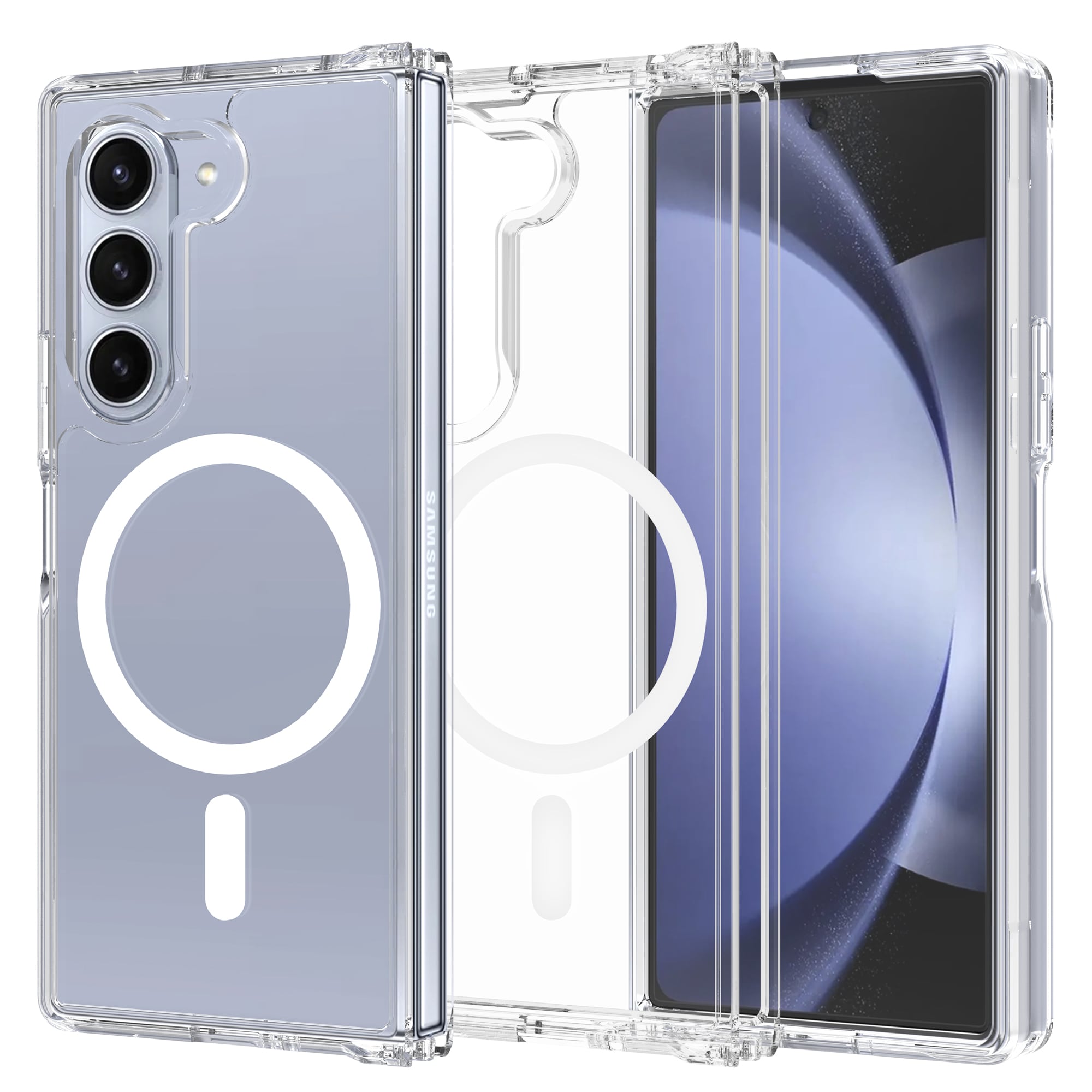 Samsung Galaxy Z Fold 6 MagSafe Hybrid-cover, Gennemsigtig