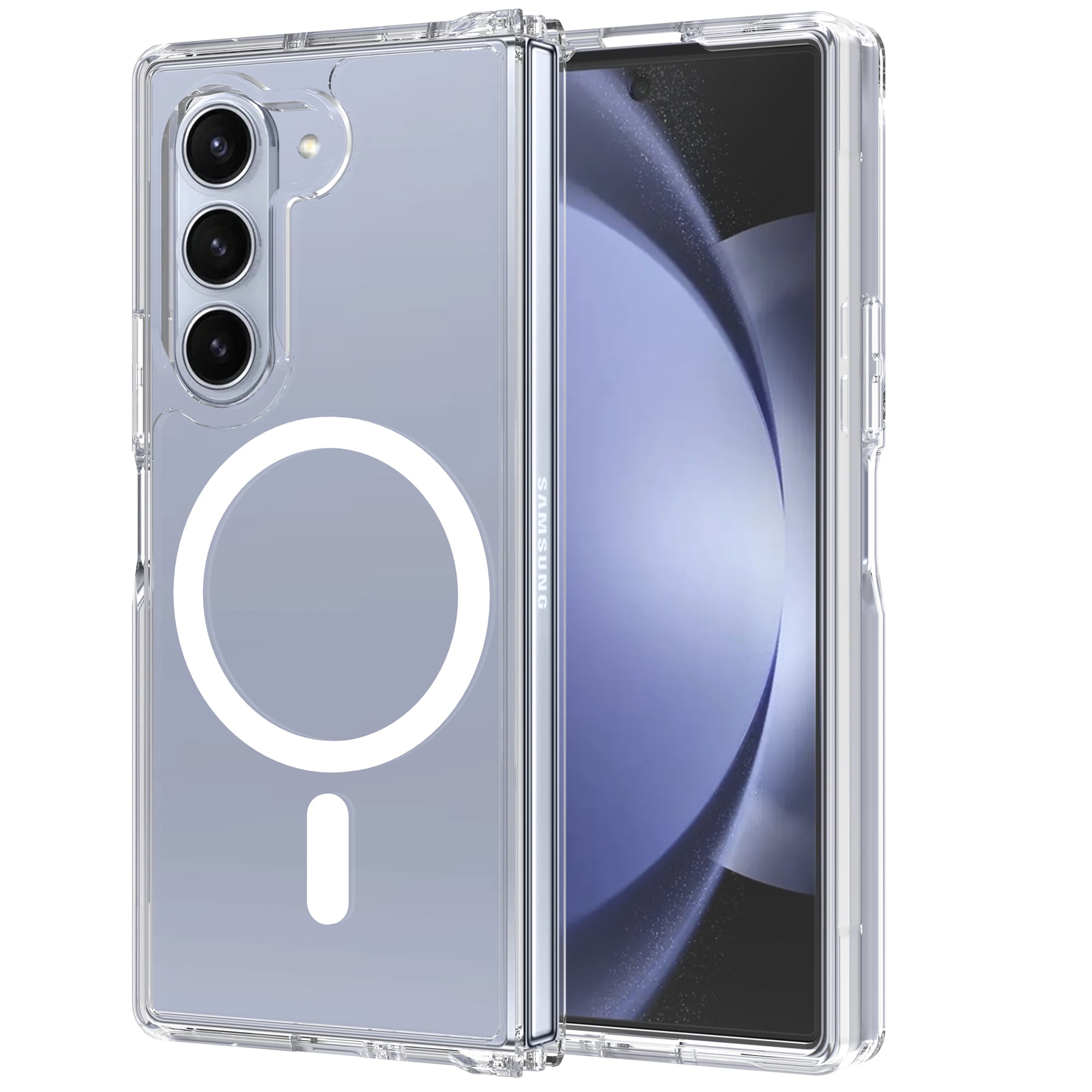 Samsung Galaxy Z Fold 6 MagSafe Hybrid-cover, Gennemsigtig