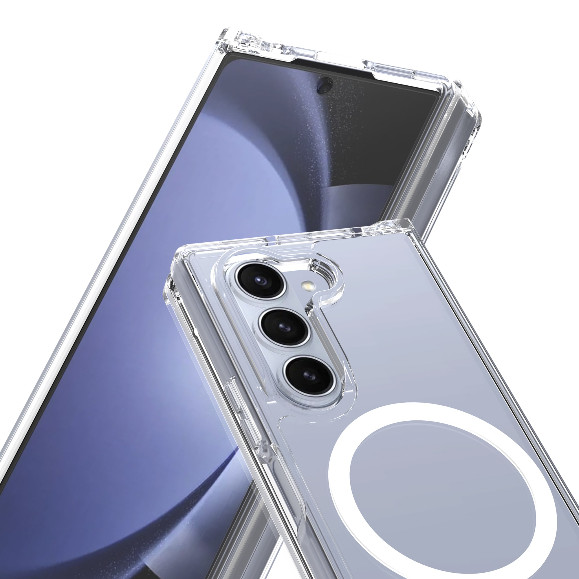 Samsung Galaxy Z Fold 6 MagSafe Hybrid-cover, Gennemsigtig