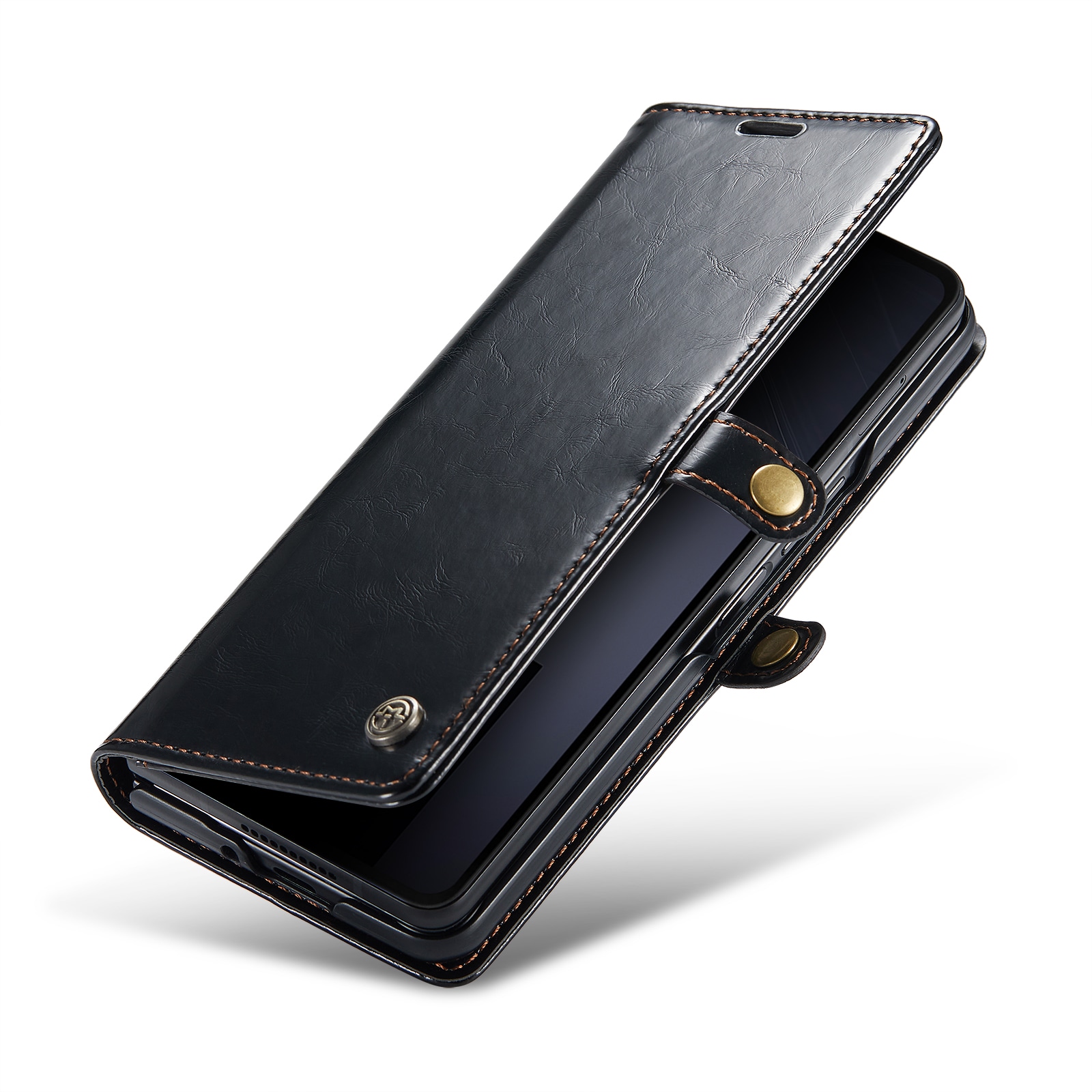 Samsung Galaxy Z Fold 6 Læderetui, Sort