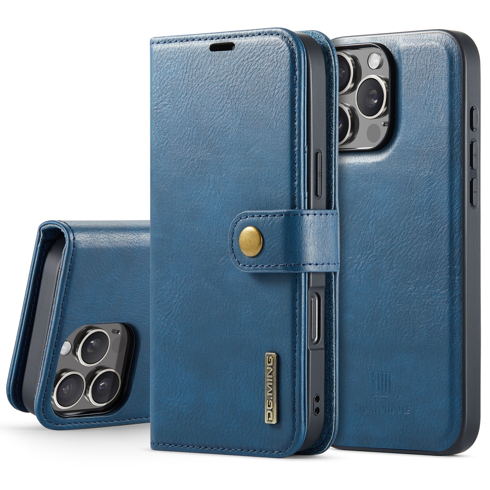 iPhone 16 Pro Max Pungetui med aftageligt cover, Blue