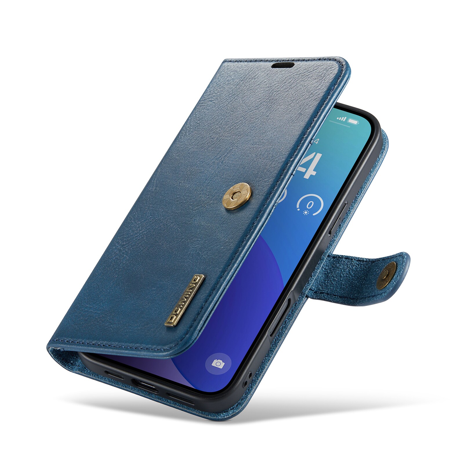 iPhone 16 Pro Max Pungetui med aftageligt cover, Blue