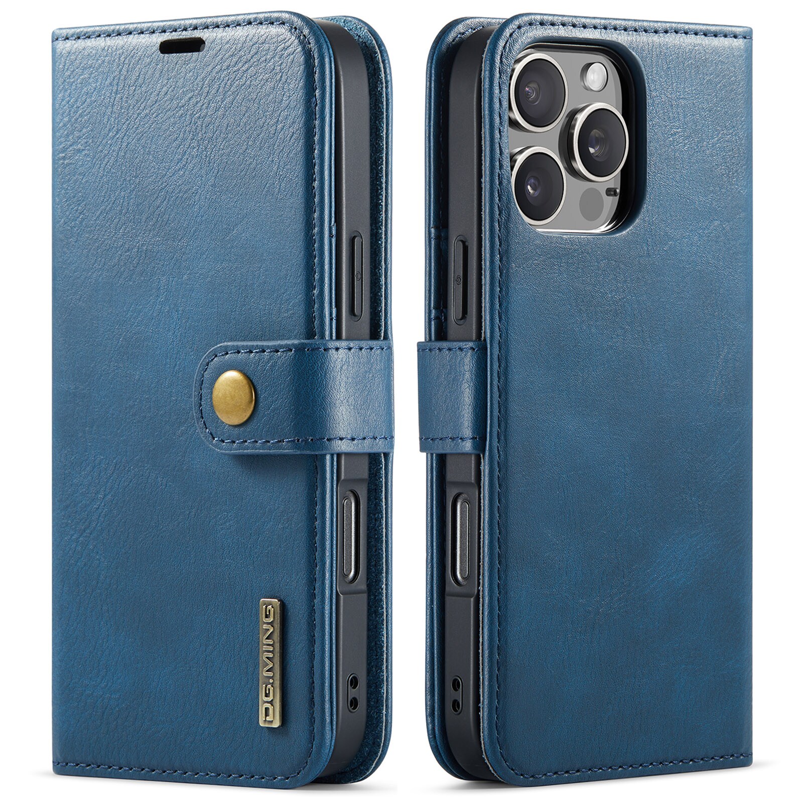 iPhone 16 Pro Max Pungetui med aftageligt cover, Blue