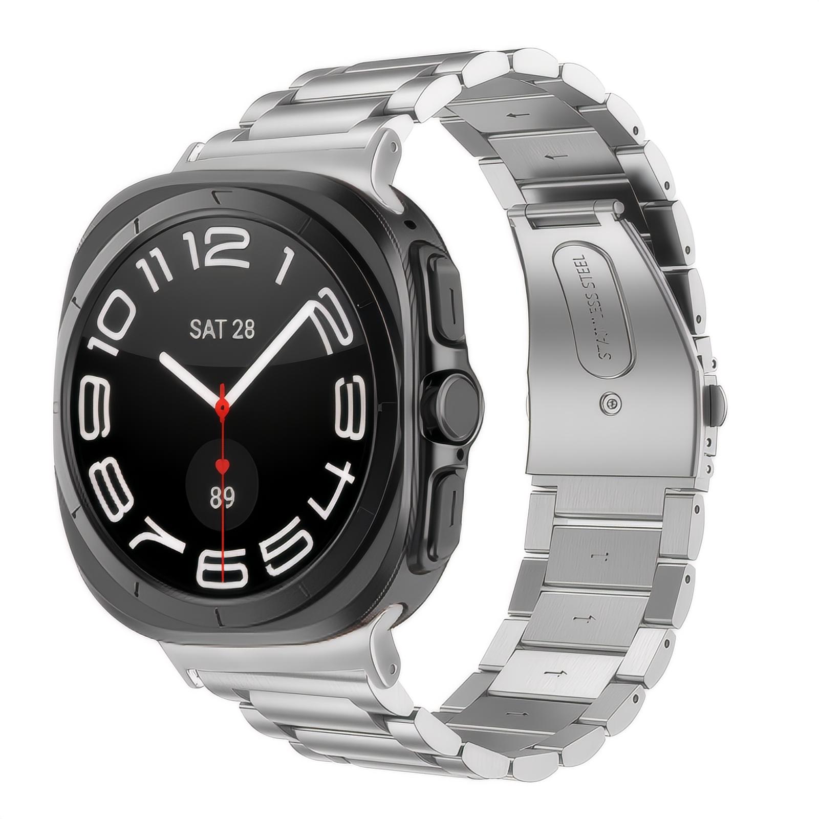 Samsung Galaxy Watch Ultra 47mm Smart armbånd i titanium, Sølv
