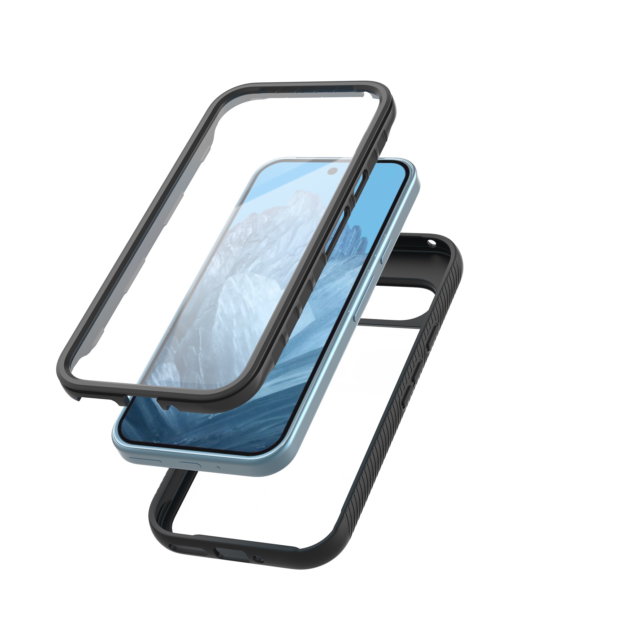 Google Pixel 9 Mobilcover Full Protection, Sort