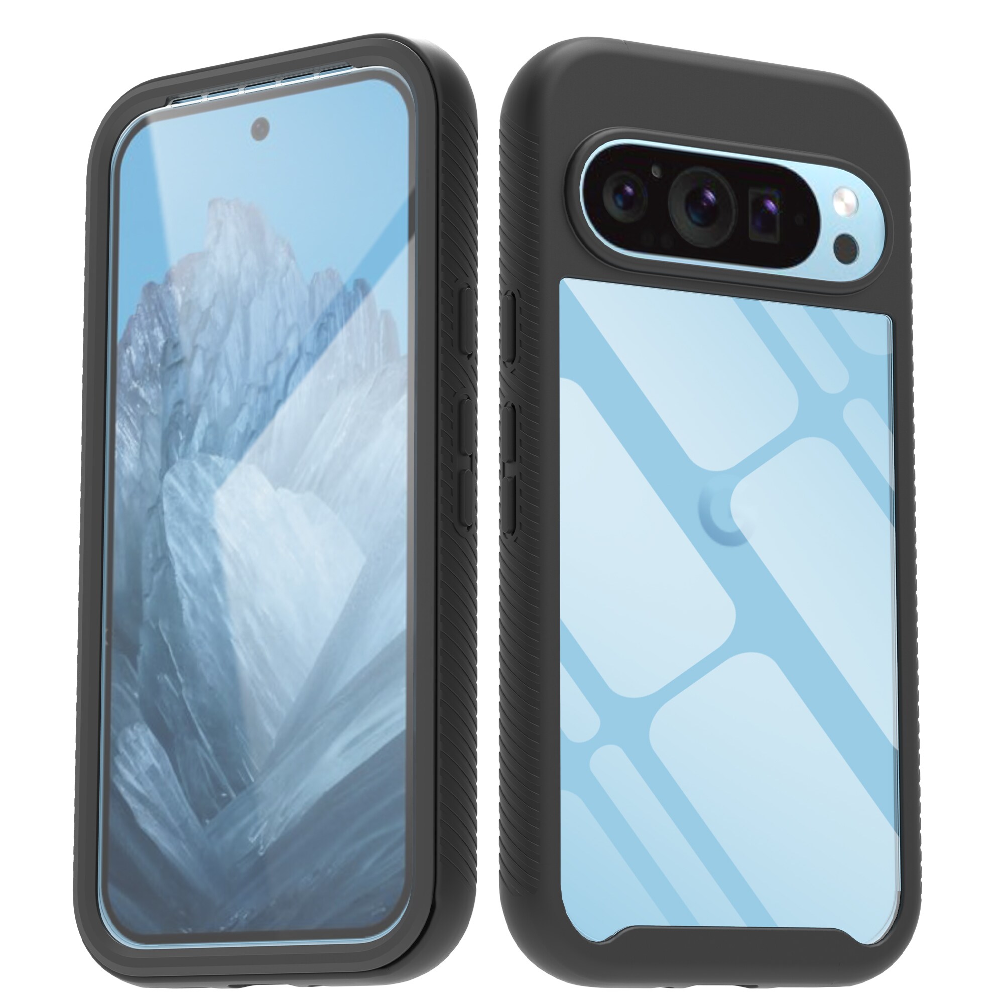 Google Pixel 9 Mobilcover Full Protection, Sort
