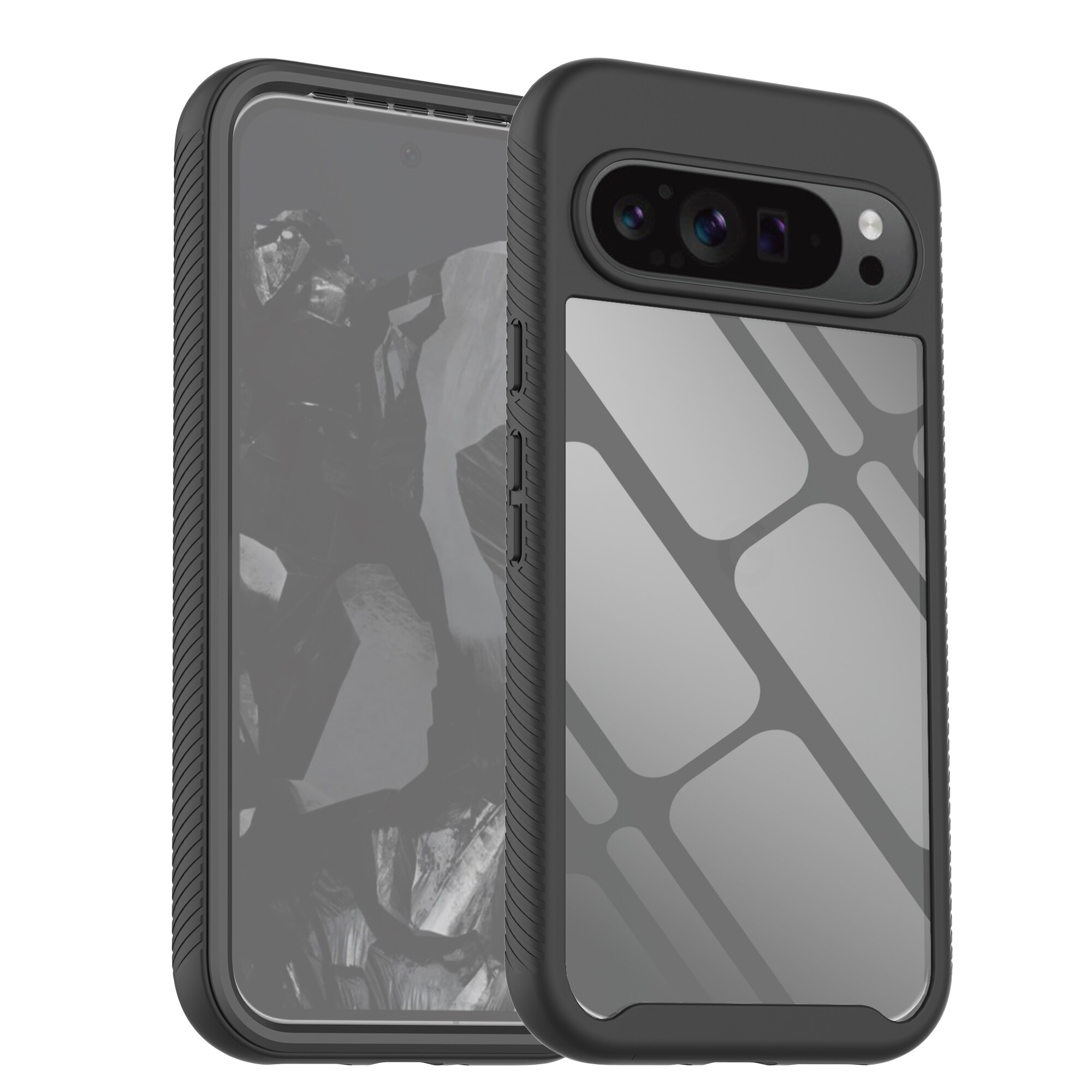 Google Pixel 9 Pro XL Mobilcover Full Protection, Sort